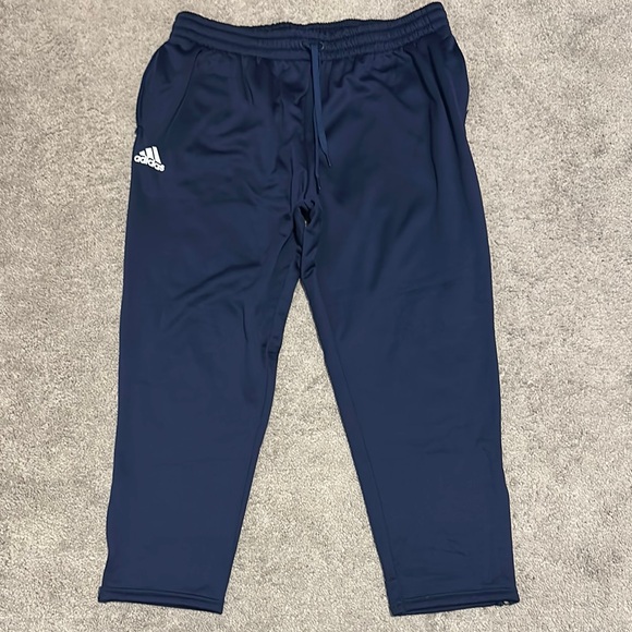 adidas Other - Adidas Mens Pull On Drawstring Athletic Track Pants Navy Blue Size 3XL